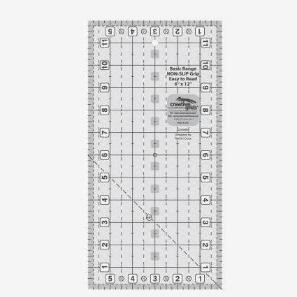 [CGR-BR5] Creative Grids Basic Range 6 X 12 Inch Ruler