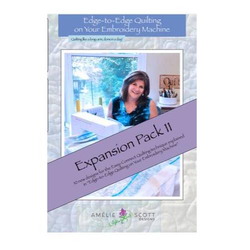 [ASD-244] Edge to Edge Quilting on Your Embroidery Expansion Pack 11 from Amelie Scott