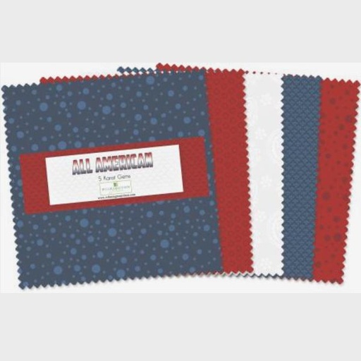 [WP-507-34-507] All American 5" Squares By Wilmington Prints