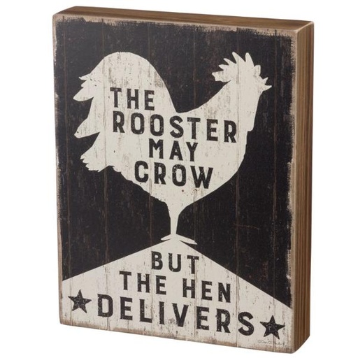 [PBK-HenDelivers] Box Sign The Hen Delivers 