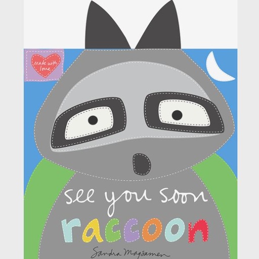 [STE-4677P-1] Huggable & Loveable Raccoon Book from Studio E Fabrics