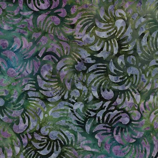 [TTR-1057-JUN] Tonga Twilight Batik Spiraling Foliage Jungle From Timeless Treasures