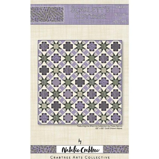 [CAC-108] Scarlett'S Cottage Quilt Pattern By Natalie Crabtree From Crabtree Arts Collective