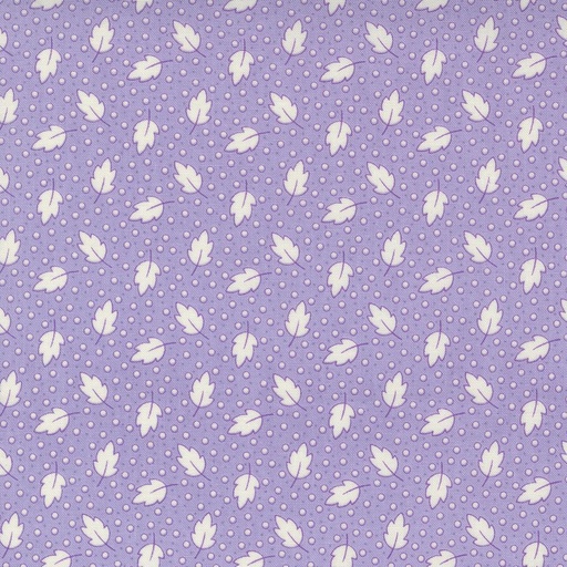 [MOD-33635-12] 30S Playtime Leafy Polka Dot Lilac By Chloe'S Closet For Moda