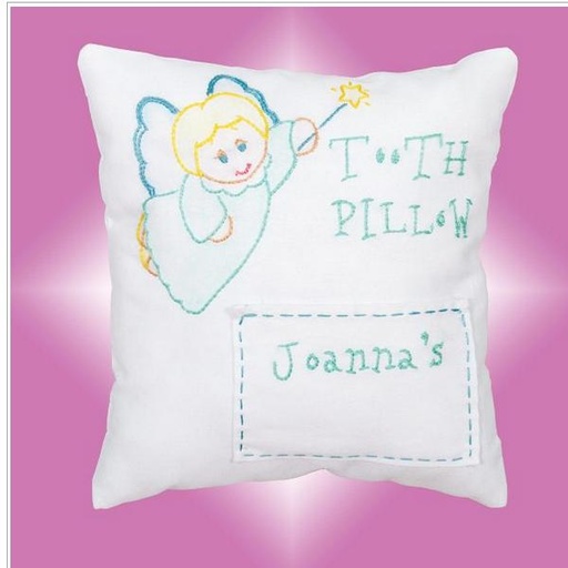 [JD-830-42] Tooth Fairy Pillow Stamped For Embroidery From Jack Dempsey