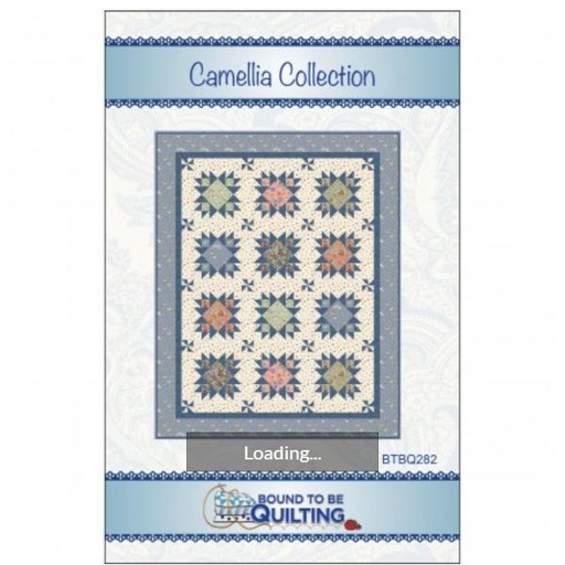 [CKR-BTBQ282] Camellia Collection Pattern From Bound To Be Quilting