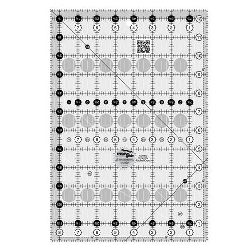 [CGR-812] Creative Grids 8 1/2" x 12 1/2" Quilt Ruler