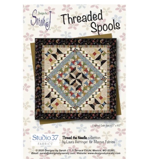 [DSJ-2074] Threaded Spools Pattern From Designs By Sarah J