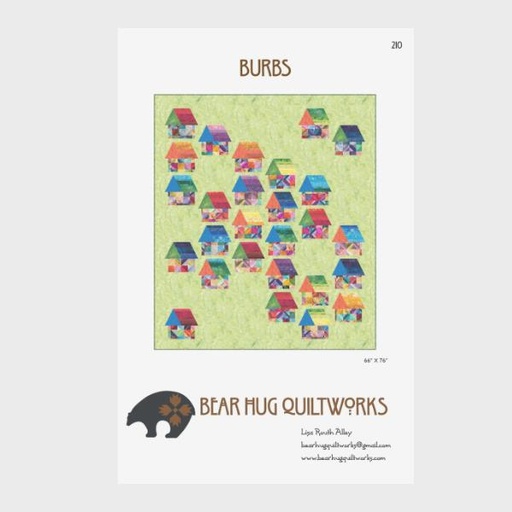 [BHQ-210] Burbs From Bear Hug Quiltworks