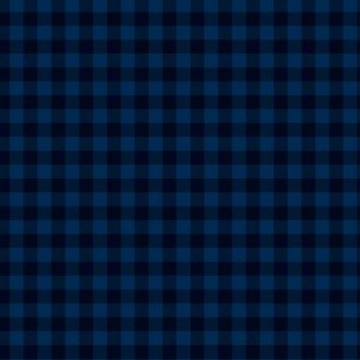 [WP-39148-449] Buffalo Check Dark Blue From Wilmington Prints