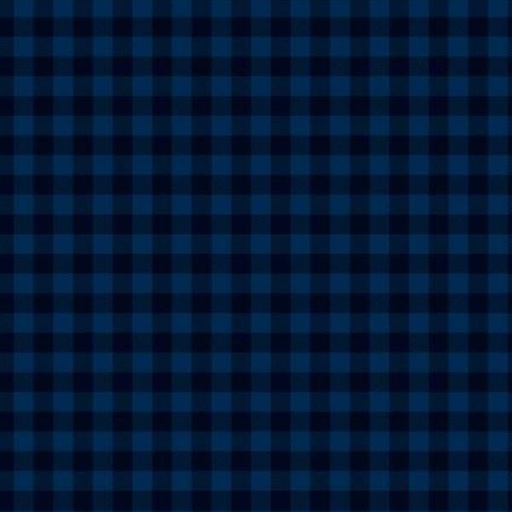 [WP-39148-449] Buffalo Check Dark Blue From Wilmington Prints