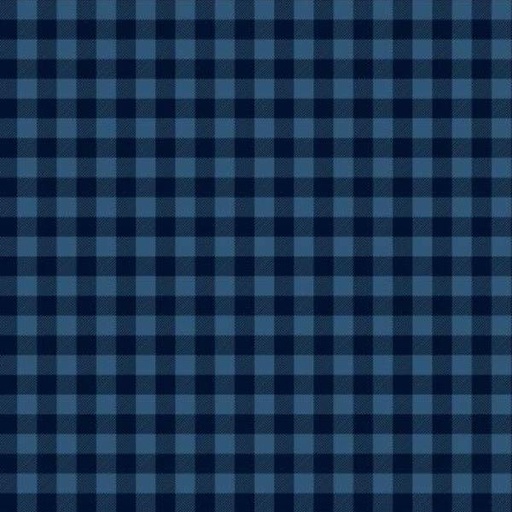 [WP-39148-444] Buffalo Check Medium Blue From Wilmington Prints