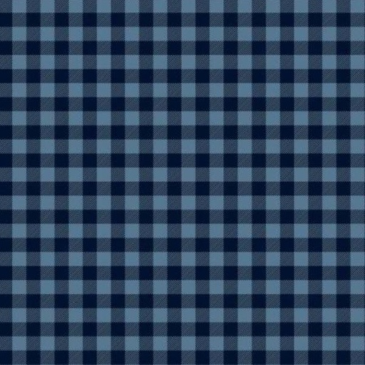 [WP-39148-494] Buffalo Check Blue From Wilmington Prints