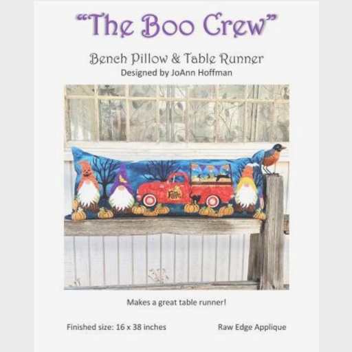 [PST-146] The Boo Crew Bench Pillow Pattern by JoAnn Hoffman 