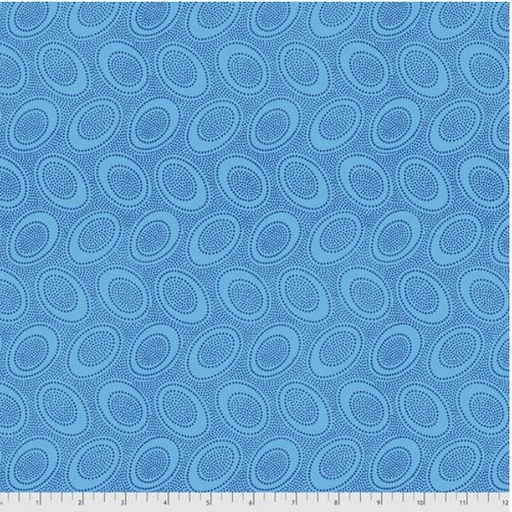 [FR-PWGP071.TURQ] Kaffe Fassett Classics Aboriginal Dot Turquoise by Kaffe Fassett for Free Spirit