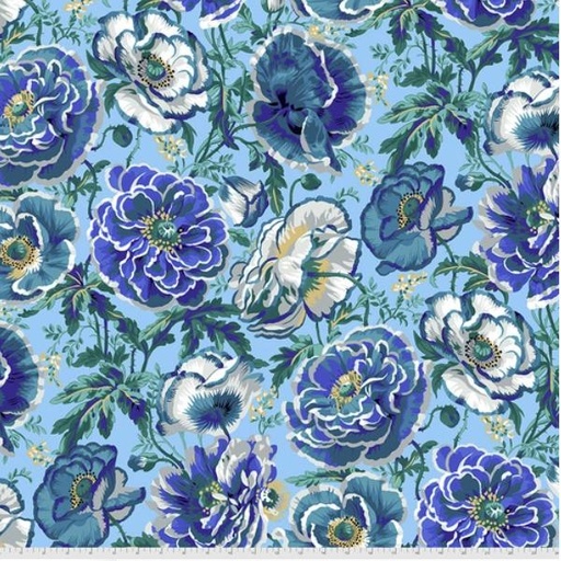 [FR-PWPJ109.Blue] Kaffe Fassett Collective Dorothy Blue By Philip Jacobs From Free Spirit