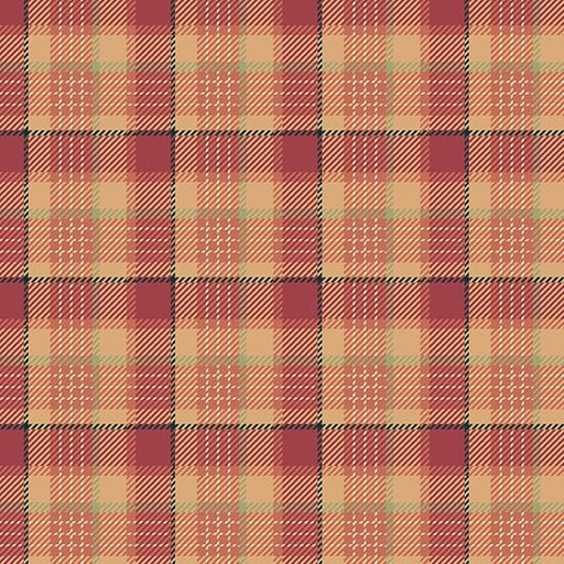 [AND-278-O] Practical Magic Oxford Terracotta By Edyta Sitar Of  Laundry Basket Quilts For Andover