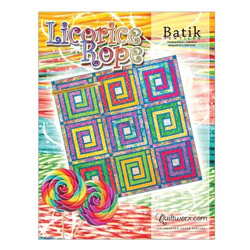 [JNQ-00249P1] Licorice Rope From Quiltworx