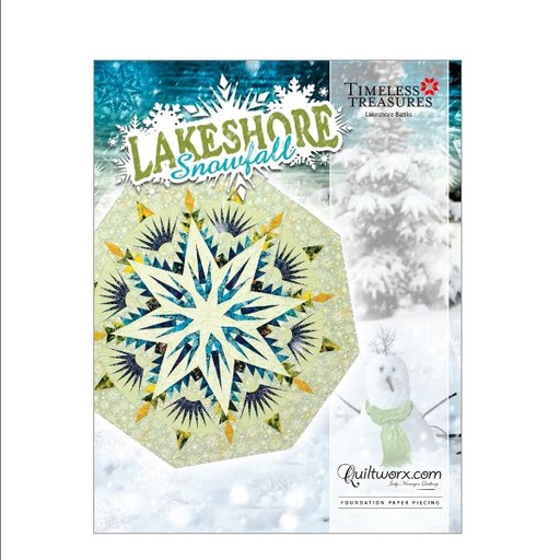 [JNQ-193p3] Lakeshore Snowfall by Quiltworx