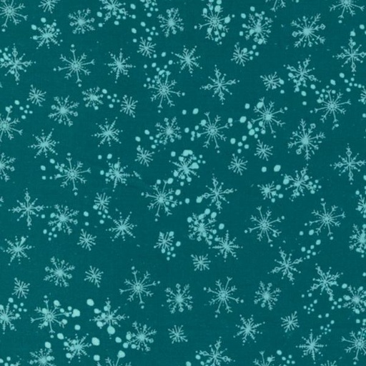 [MOD-45535-22] Cheer & Merriment Snowfall Teal By Fancy That Design House From Moda