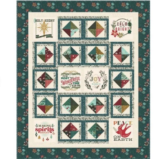 [PP-Cheer&Merriment] Cheer & Merriment Quilt Kit From Moda