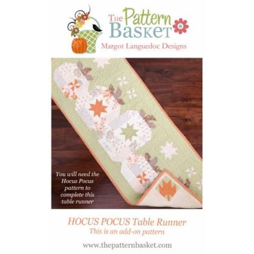 [TPB-1913] Hocus Pocus Table Runner Add-On By Margot Languedoc For Pattern Basket