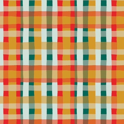 [TTR-1405-MUL] Cozy Holidays Holiday Plaid Multi By Olivia Gibbs For Timeless Treasures