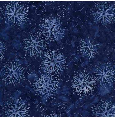 [TTR-B6169-Royal] Blueberry Tarte Tonga Batik Pinwheel Royal