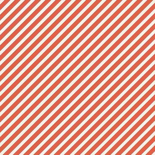 [DS-2220-LAV] Nutcracker Bias Stripe Lava By Dear Stella