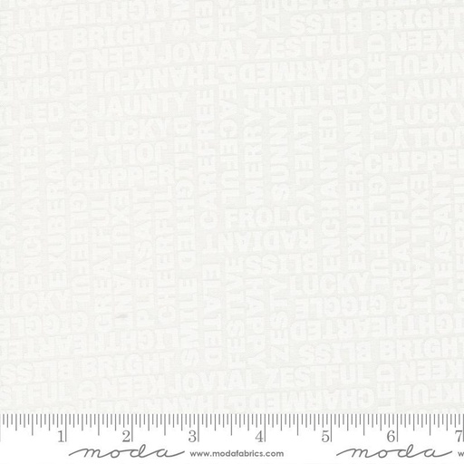[MOD-29141-11] Coriander Seeds Words White By Corey Yoder For Moda