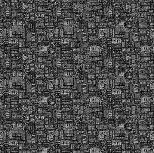 [NOR-24566-99] Life Happens Words Black By Ellen & Clark Studio For Northcott