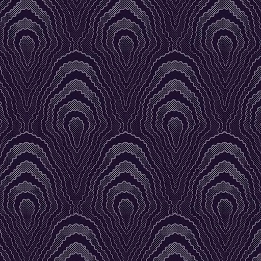 [AND-334-P] Reminiscence Moire Purple From Andover Fabric