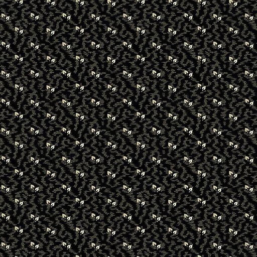 [AND-339-K] Reminiscence Leaf Ikat Black from Andover Fabric