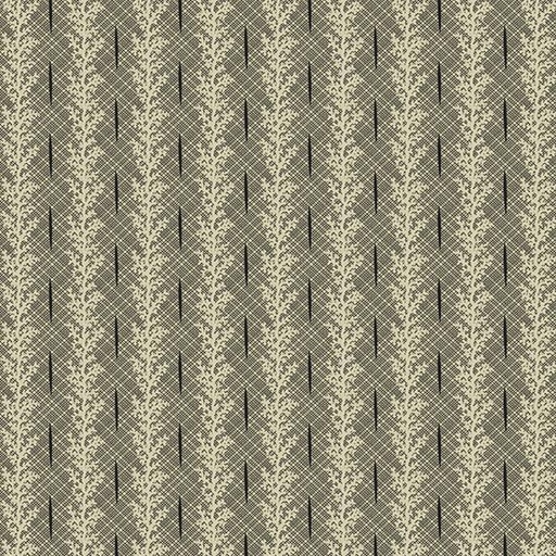 [AND-336-K] Reminiscence Coral Stripe Black From Andover Fabric