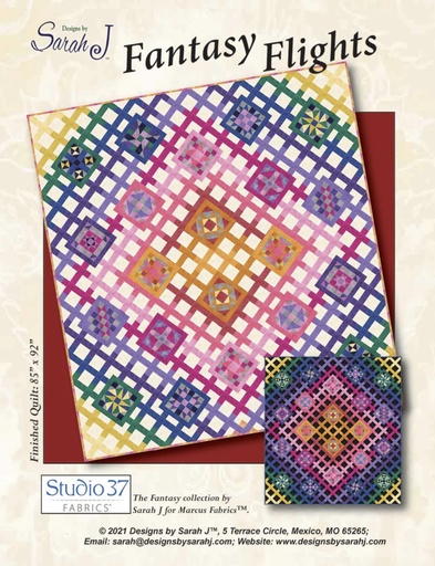 [DSJ-2121] Fantasy Flights Pattern by Sarah J