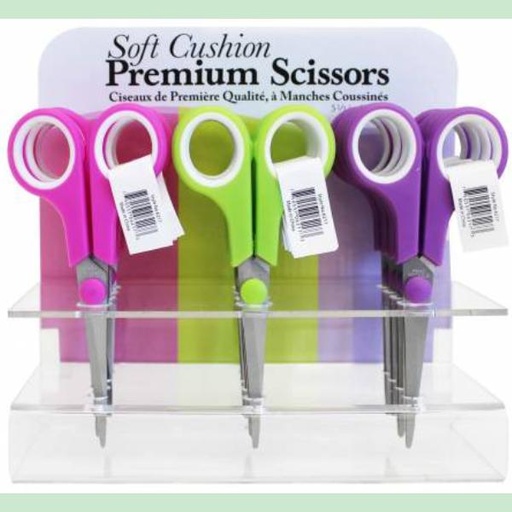 [CKR-6217-ASST] Soft Cushion Premium Scissors 5.5" from Allary