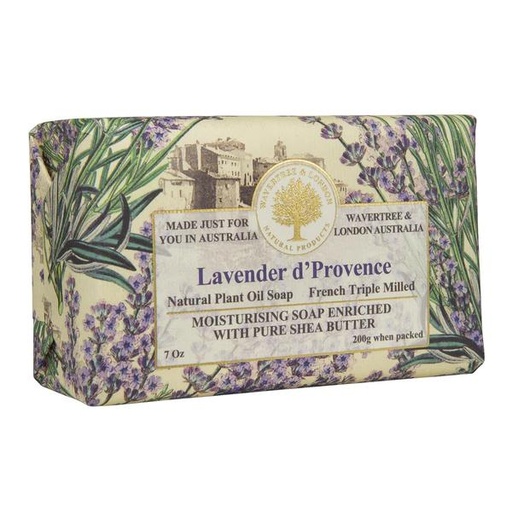 [WTL-Lavender] Lavender 7Oz Bar Soap By Wavertree & London