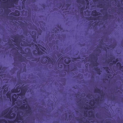 [MB-4704-VIO] Fantasy Violet By Sarah J Maxwell For Marcus Fabrics