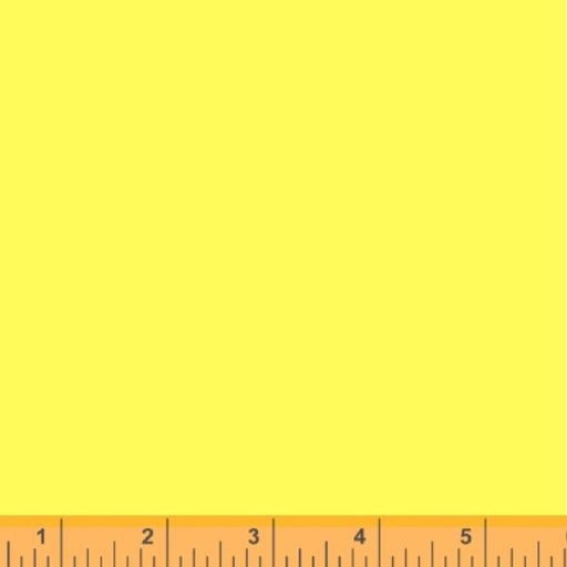[WF-51583-29] Ruby & Bee Solids Lemonade By Heather Ross & Annabel Wrigley For Windham Fabrics