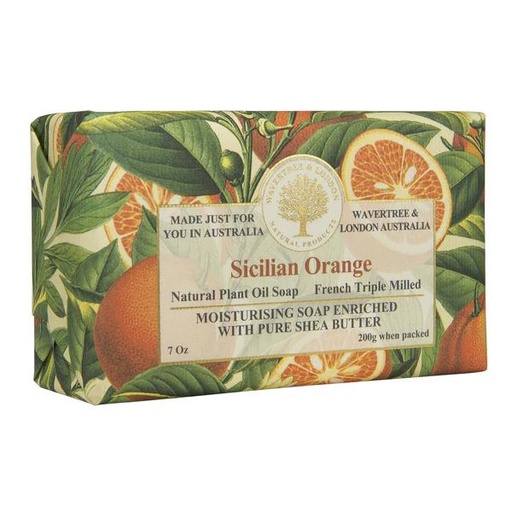 [WTL-01] Sicilian Soap 7Oz Soap Bar By Wavertree & London