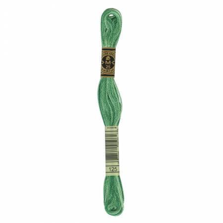 [DMC-117-125] Dmc 125  Variegated Seafoam Green Floss