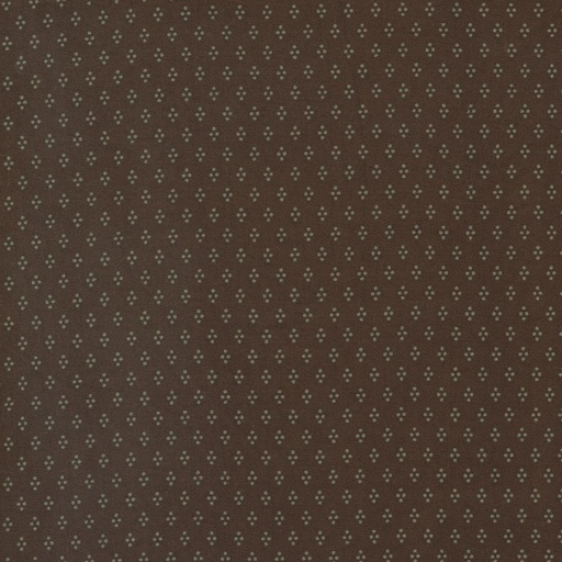 [MOD-31646-26] Kates Garden Gate Dots Brown By Betsy Chutchian For Moda Fabrics