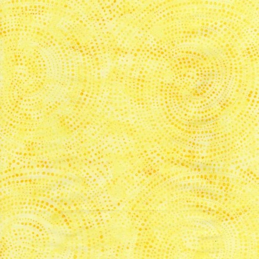 [TTR-B2336-CAN] Tonga Batik Spiral Dots Canary From Timeless Treasures