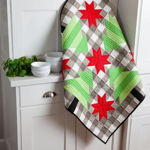 [RB-KTT-24632] December Table Topper of the Month Christmas Trees by Sandy Gervais for Riley Blake Designs