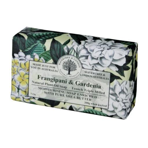 [WTL-Frangi] Frangipani & Gardenia Soap 7Oz Soap Bar By Wavertree & London