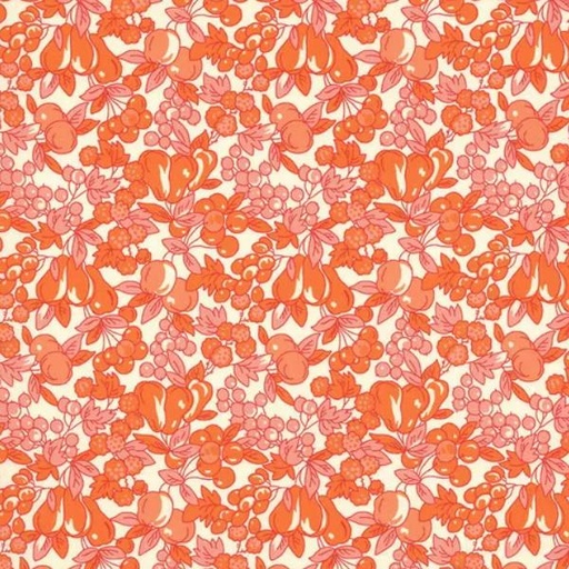 [KAUF-21033-8] Sunnyside Farm Fruit Orange By Debbie Beaves From Flowerhouse For Robert Kaufman Fabrics