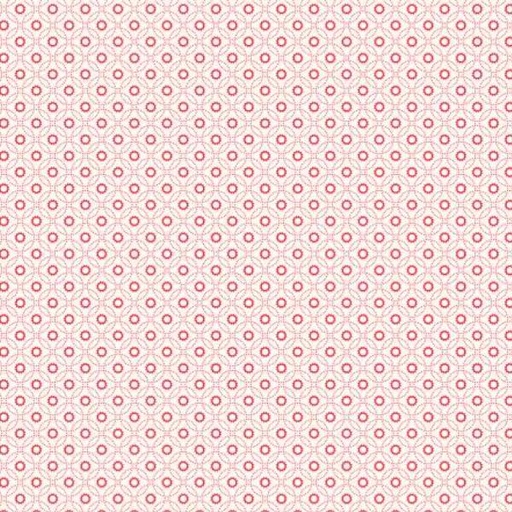 [RB-11674-CLO] Red Hot Circle Flowers Cloud By Riley Blake Designs
