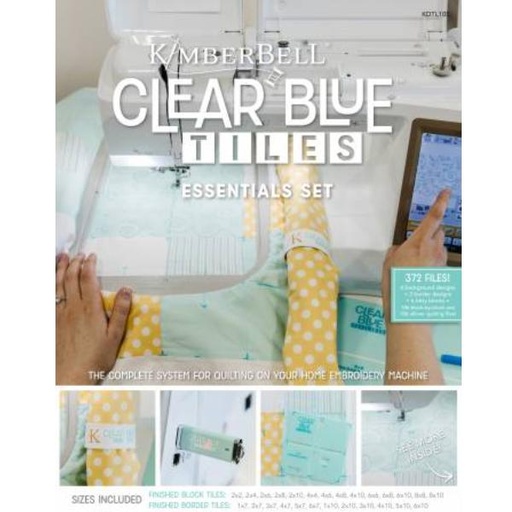 [KD-TL105] Clear Blue Tiles Essential Set by Kimberbell-Preorder