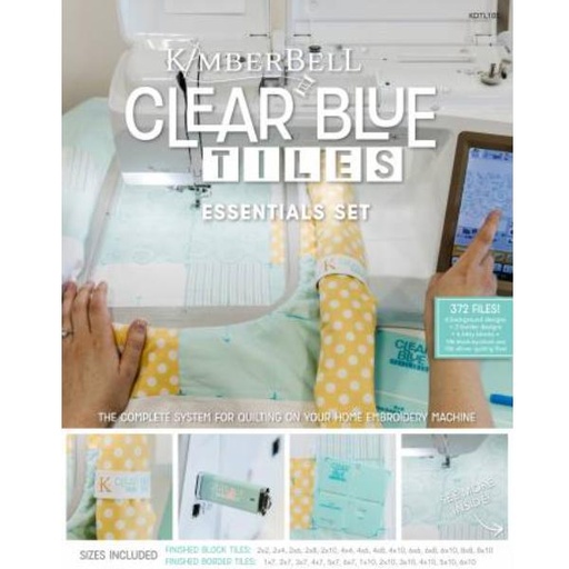 [KD-TL105] Clear Blue Tiles Essential Set by Kimberbell