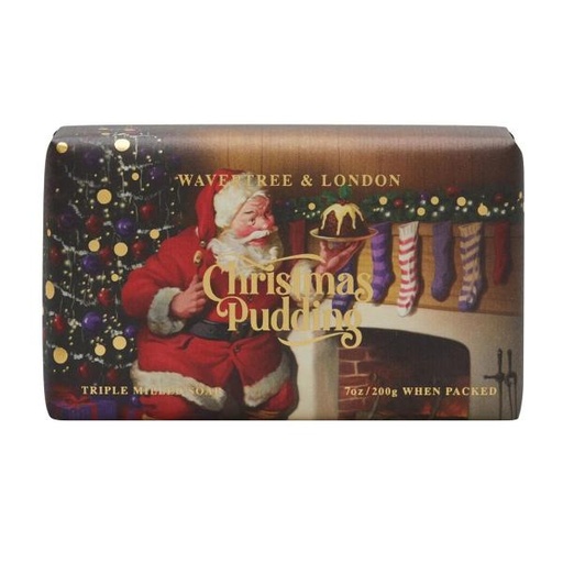 [WTL-61] Christmas Pudding Soap 7oz Soap Bar by Wavertree & London